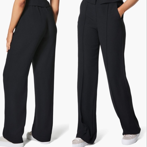 SPANX Crepe straight leg Classic wide Black Pants size 2X - Picture 1 of 6